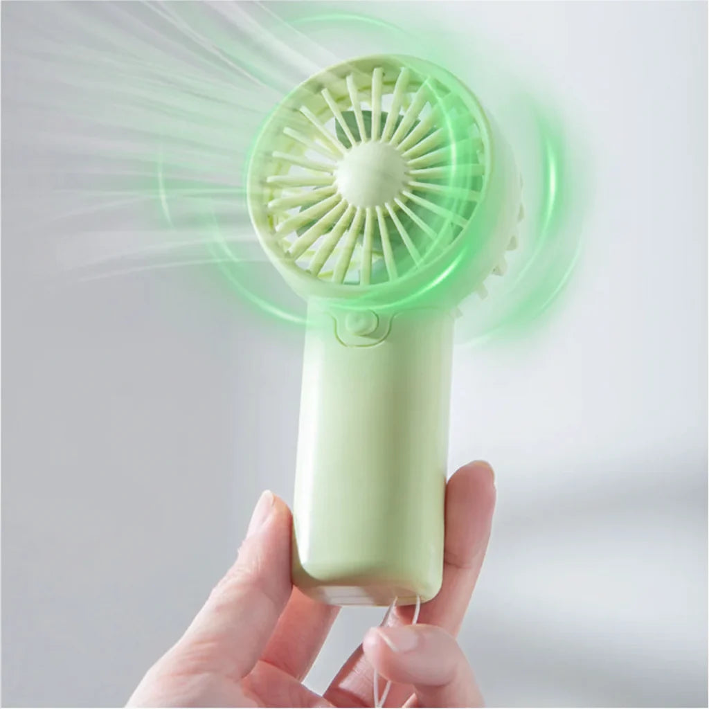 Portable Mini Pocket Fan -- Lightweight Battery-Powered Handheld Fan