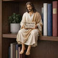 Jesus Figurine -- "I Am With You Always" Christian Home Décor