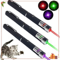 2-in-1 Mini LED Laser Pointer & Flashlight Cat Toy | Interactive Pet Training Toy for Cats & Dogs